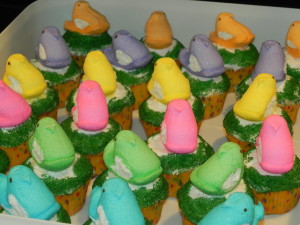 peeps cupcakes