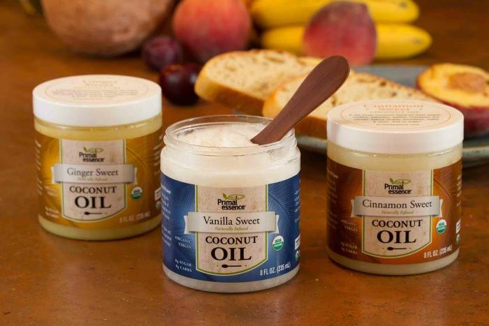 sweet flavors coconut oil